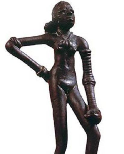 ‘Dancing Girl’ figurine at National Museum, Delhi