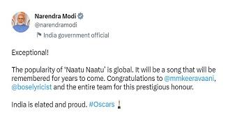 Prime Minister congratulates India’s win at the Oscars