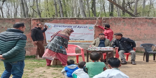 Medical aid camp at Ashmuji